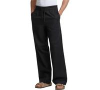 Urban Classics Herren Hose Loose Cotton Linen Pants, lässige Leinenhose für Männer, Loose Fit, Größen S-5XL