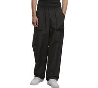 Cargohose URBAN CLASSICS "Urban Classics Technical Ripstop Cargo", Herren, Gr. 3XL, US-Größen, schwarz, 100% Polyester, unifarben, normal, Hosen (52112544-XXXL) schwarz