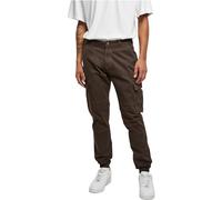 Urban Classics Washed Cargo Twill Jogging Pants in Gr. 34 in Braun
