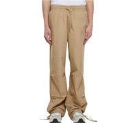 Stoffhose URBAN CLASSICS "Urban Classics Wide Poplin Pants", Herren, Gr. L, US-Größen, unionbeige, 100% Baumwolle, unifarben, relaxed fit, Hosen Stoffhose (79174365-L)