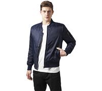 Sommerjacke URBAN CLASSICS "Herren Basic Bomber Jacket" Gr. S, blau (navy) Herren Jacken Übergangsjacken (71794900-S)