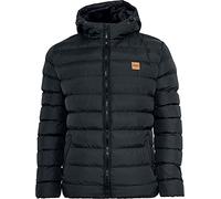 Urban Classics Herren Jacke Basic Bubble Jacket TB863, Gr. XXX-Large (Herstellergröße: 3XL), Mehrfarbig (Black/White 61)