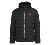 Winterjacke URBAN CLASSICS "Herren Basic Bubble Jacket" Gr. 4XL, schwarz-weiß (black, white, black) Herren Jacken Übergangsjacken (74702311-4XL)