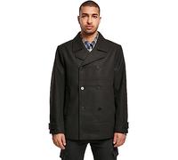 Urban Classics Herren Jacke Classic Pea Coat black M