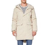 Urban Classics, Herren Jacke - Cotton Peached Canvas Parka, Lange Winterjacke (klassischer Parka für Herren und Jungen) mit Verstellbarer Kapuze