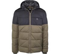 Urban Classics Herren Jacke Daunenjacke Hooded Puffer Jacket Winterjacke, Steppjacke gefüttert mit Kapuze in vielen Farben, Größen S - 5XL