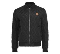 Urban Classics Herren Jacke Diamond Quilt Nylon Jacket TB862, Gr. XXXXX-Large (Herstellergröße: 5XL), Schwarz (Black 7)