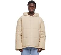 Urban Classics Herren Jacke TB6385 Hooded Block Puffer Jacket Wetsand Größe L