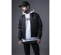 lässige URBAN CLASSICS Herren Jacke Reißverschluss Taschen 108 g/m² Schwarz S