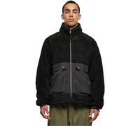 Urban Classics Short Raglan Sherpa Jacket in Gr. L in Schwarz