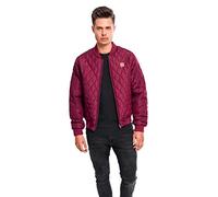 Urban Classics Diamond Quilt Nylon Jacket in Gr. S in Rot