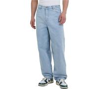 Urban Classics Herren Jeans Heavy Ounce Baggy Fit Jeans, Loose Fit Jeans für Männer, Weites Bein, Stone Washed, erhältlich, Größen 28-38