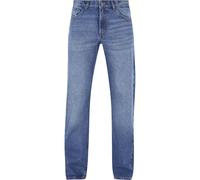 Urban Classics Herren Jeans Heavy Ounce Straight Fit, Straight Leg, Größe 36, Blau