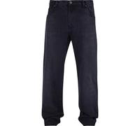 Urban Classics Herren Jeans Heavy Ounce Straight Fit Schwarz Gr. 38 (blackwashed)