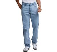 Urban Classics Heavy Ounce Straight Fit Jeans in Gr. 38 in Blau