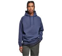 Urban Classics Herren Blank Hoody - Locker Geschnittener Kapuzenpullover mit Kängurutasche und Verstellbarer Kapuze für Freizeit Alltag Sport und Streetwear,Darkblue,S