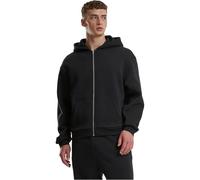Urban Classics Flauschige Zip-Hoody Sweat & Fleece - Kapuzenjacke mit Reißverschluss schwarz Größe L