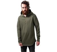Urban Classics Pleat Sleeves Terry Hoody Männer in Gr. M in Olive
