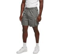 leichte Urban Classics Herren Shorts Kordelzug Klettverschluss 200 g/m² mit Baumwolle Grau M