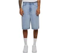 Urban Classics Herren Shorts 90`s Heavy Denim Shorts, Jeans-Shorts für Männer, Weites Bein, 3/4 Länge, new light blue washed, 33