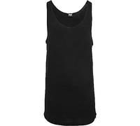 Urban Classics Long Shaped Open Edge Loose Tank Herren-Tank-Top - schwarz L