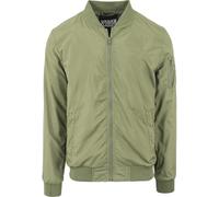 Urban Classics Herren Light Jacket Bomber Jacke, Olivgrün, S EU