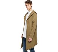 Urban Classics Herren Long Hooded Open Edge Cardigan - Langer Kapuzen Cardigan aus Baumwolle im Loose Fit, offener Schnitt mit offenen Kanten für Streetwear & Freizeit,Tiniolive,XXL