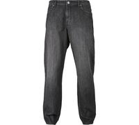 Urban Classics Herren Loose Fit Jeans Hose, real Black Washed, 33/34