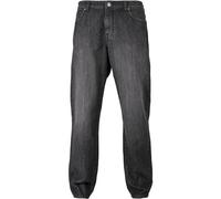 Urban Classics Herren Loose Fit Jeans Hose, Real Black Washed, 38W 32L EU