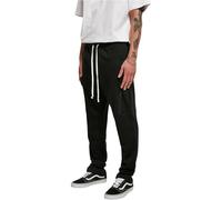 Urban Classics Herren Low Crotch Cargo Sweatpants Black, XXL