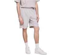 Stoffhose URBAN CLASSICS "Urban Classics Herren New Shorts", Herren, Gr. S, US-Größen, grau (lightasphalt), 100% Baumwolle, unifarben, normal, Hosen (75335153-S) lightasphalt