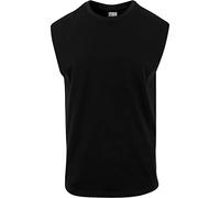 Urban Classics T-Shirt Open Edge Sleeveless Tee für Herren – ärmellos, Rundhals, Baumwolle – 4XL