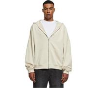 Sweatjacke URBAN CLASSICS "Urban Classics Herren 90's Zip Hoody" Gr. XXL, beige (softseagrass) Herren Sweatjacken (43039253-XXL) softseagrass