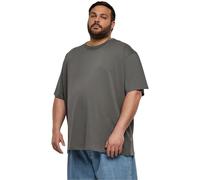 Urban Classics Herren Organic Basic Tee - Regular Fit T Shirt aus Bio Baumwolle mit Rundhals im minimalistischen Streetwear Style für Alltag Freizeit und Casual Outfits,Darkshadow,XXL