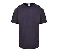 Urban Classics Herren Organic Basic Tee - Regular Fit T Shirt aus Bio Baumwolle mit Rundhals im minimalistischen Streetwear Style für Alltag Freizeit und Casual Outfits,Midnightnavy,S