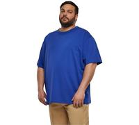 Urban Classics Herren T-Shirt Organic Basic – Regular Fit, Bio-Baumwolle, Rundhals, Blau XL