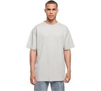 Urban Classics Herren Organic Basic Tee - Regular Fit T Shirt aus Bio Baumwolle mit Rundhals im minimalistischen Streetwear Style für Alltag Freizeit und Casual Outfits,Lightasphalt,L