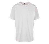 Urban Classics Herren Organic Basic Tee - Regular Fit T Shirt aus Bio Baumwolle mit Rundhals im minimalistischen Streetwear Style für Alltag Freizeit und Casual Outfits,Weiß,3XL