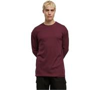 Urban Classics Herren Organic Boxy Rib Longsleeve Cherry, 5XL