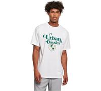 Urban Classics Herren T-Shirt Organic Globe Logo – Weiß – Größe L