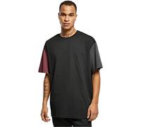 Urban Classics Herren Organic Oversized Colorblock Tee T-Shirt, Black, L