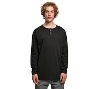 Urban Classics Organic Oversized Henley Sweatshirt (Herstellerartikelnummer: TB4963-Black_L)