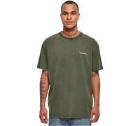 Urban Classics Herren Oversized Small Embroidery Tee Bottlegreen, M