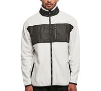 Urban Classics Patched Micro Fleece Jacket in Gr. L in Grau