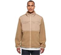 Urban Classics Patched Sherpa Jacket in Gr. 3XL in Beige