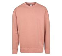 Urban Classics Herren Pullover Oversized Sweatshirt Open Edge Crewneck Pulli, Farbe amber, Größe M