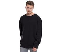 Urban Classics Oversized Open Edge Herren Sweater schwarz Gr. S