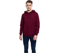 Urban Classics Herren Regular Fit Kapuzenpullover Basic Sweat Hoody TB1592, Einfarbig, Gr. X-Small (Herstellergröße: XS), Rot (Port 01157)