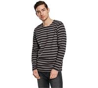 Urban Classics Regular Stripe LS Männer in Gr. S in Grau