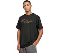 Urban Classics T-Shirt Script Logo Tee Herren Schwarz Gr. S 100% Baumwolle